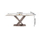 Traditional Luxury Dining Table Rectangle Sintered Stone Top Table with Metal Base Clearhalo ' dining_table' 'Dining Tables & Seating' 'Dining Tables' 'furn' 'furn_dining_table' 'Furniture' 'furniture_dining_table' 'Kitchen & Dining Furniture' 'kitchen&dining_furn' 'kitchen' 'kitchen_dining_table' 1200x1200_938f019e-ac62-4eb3-ba89-c55cbffa7ddd