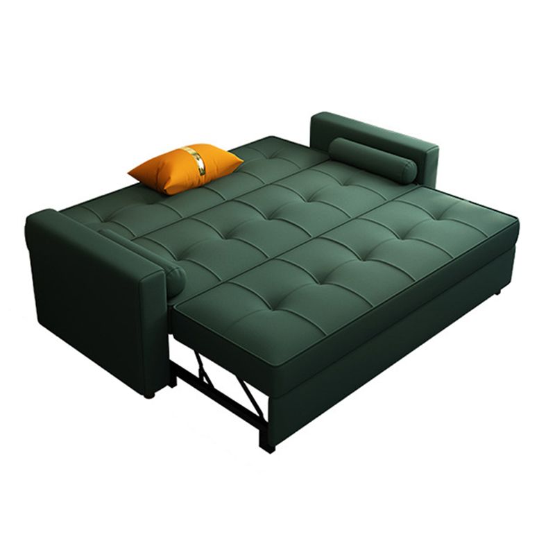 Pillow Included Convertible Sofa Foldable Upholstered Futon Sofa Bed