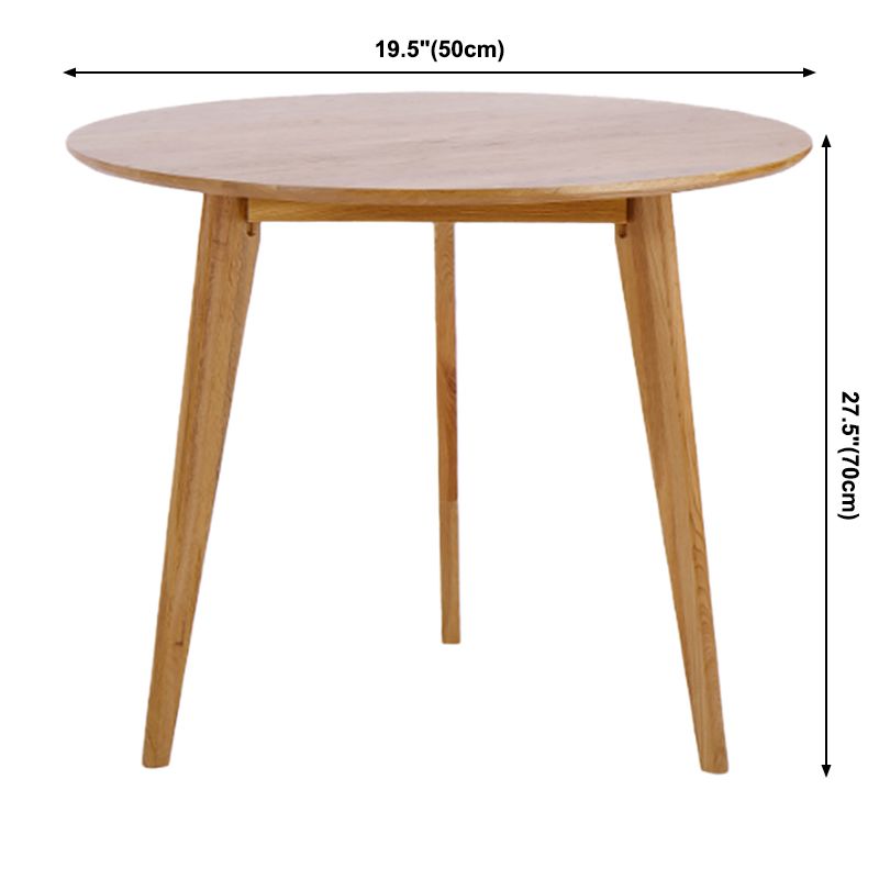 Round 4-foot Dining Table Oak Solid Wood Furniture for Dining Room Home Clearhalo ' dining_table' 'Dining Tables & Seating' 'Dining Tables' 'furn' 'furn_dining_table' 'Furniture' 'furniture_dining_table' 'Kitchen & Dining Furniture' 'kitchen&dining_furn' 'kitchen' 'kitchen_dining_table' 1200x1200_93961ba7-cf39-44e6-ad96-1d2b2b834e55