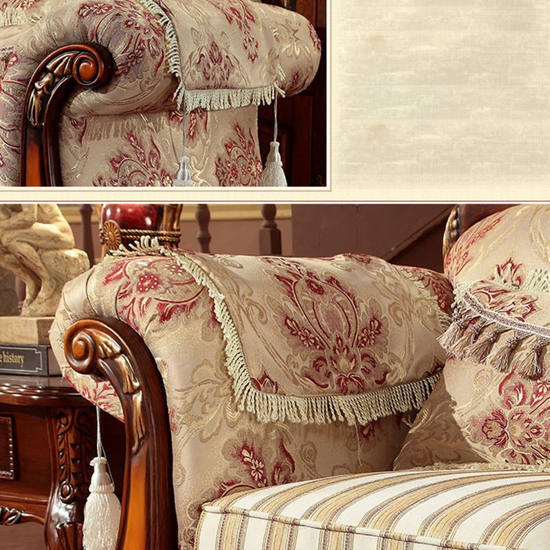 Modern Cotton Blend Rolled Arm Curved Sofa with Camel Back for Apartment Clearhalo 'furn' 'furn_sofas' 'Furniture' 'furniture_sofas' 'Living Room Furniture' 'Sofa' 'sofas' 1200x1200_9396b1bb-2c91-458b-afb7-363e6bb3222a