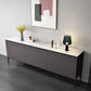 Sideboard in legno ingegnerizzato in stile glam per soggiorno