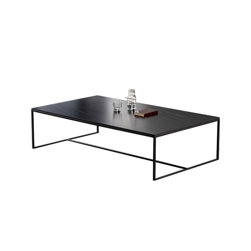 Trestle Basis Design Cocktailtisch Schwarz Gold/Weißer Couchtisch