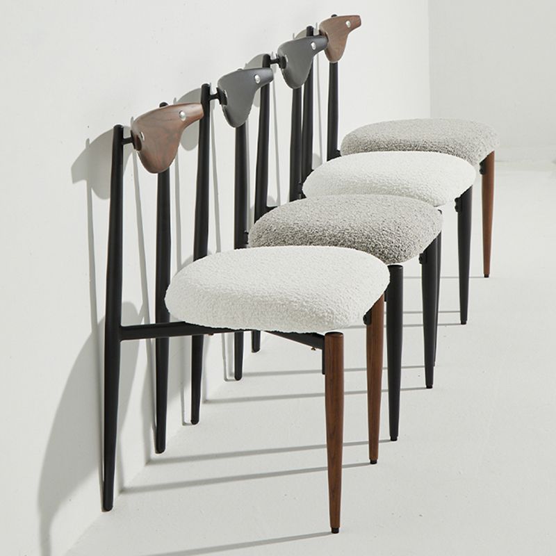 Upholstered Dining Chair Contemporary Open Back Side Chair for Dining Room Clearhalo 'Dining Chairs' 'Dining Tables & Seating' 'dining_chair' 'furn' 'furn_dining_chair' 'Furniture' 'furniture_dining_chair' 'Kitchen & Dining Furniture' 1200x1200_939a61e3-8896-4a56-b31a-e3b9d62c4360