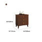 Classic Glam Wood Dresser Bruin Dresser met lade voor slaapkamer