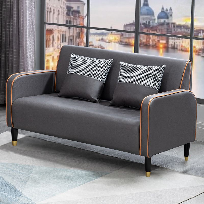 Scandinavian Tight Back Loveseat Square Arm Sofa for Apartment Clearhalo 'furn' 'furn_sofas' 'Furniture' 'furniture_sofas' 'Living Room Furniture' 'Sofa' 'sofas' 1200x1200_939c5390-9a84-464a-a030-7641540828aa