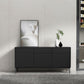 Sideboard di legno moderno moderno mobile rettangolo con cassetti e porte