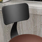 Modern Armless Backrest Counter Stool Iron Study Bar Stool with Leather Cushion and Pedal Clearhalo 'Bar Furniture' 'Bar Stools' 'bar_stools' 'furn' 'furn_bar_stools' 'furniture_bar_stools' 'Kitchen & Dining Furniture' 'kitchen&dining_furn' 'kitchen' 'kitchen_furn' Furniture' 1200x1200_939e32e0-f0cb-4c46-91c6-55a8c9ae99c7