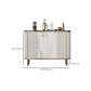 Gabinete aparador de mármol de la mesa del aparador glamoroso con puertas para la cocina