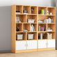 Standard Engineered Wood Book Shelf Contemporary Closed Back Bookshelf