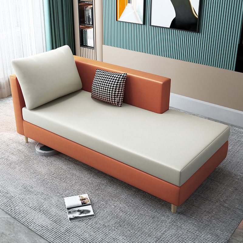 Nordic Recessed Arms Chaise Lounge with Cushioned for Bedroom and Living Room Clearhalo 'Chairs & Seating' 'Chaise Lounge' 'chaise_lounge' 'furn' 'furn_chaise_lounge' 'Furniture' 'Living Room Furniture' 1200x1200_939f6f2c-603d-4de3-a0c9-4d9c41cd886f