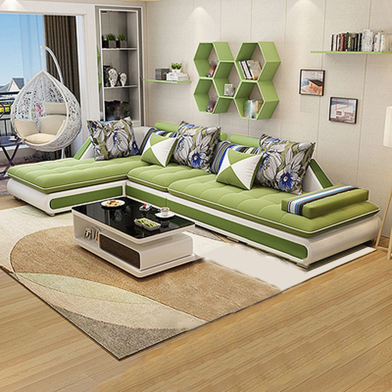 129.13 Inches Long Velvet Sectional Modern Sectional for Living Room Clearhalo 'furn' 'furn_sectionals' 'Furniture' 'Living Room Furniture' 'Sectionals' 1200x1200_939f7845-959c-4318-b759-50e14fc60e4a