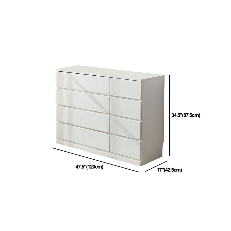 Cassetti multi -cassetti in legno cassa moderna stoccaggio del torace per la camera da letto