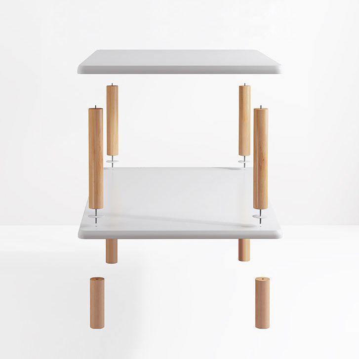 Estantería de estantería de estantería de madera de Etagere moderna