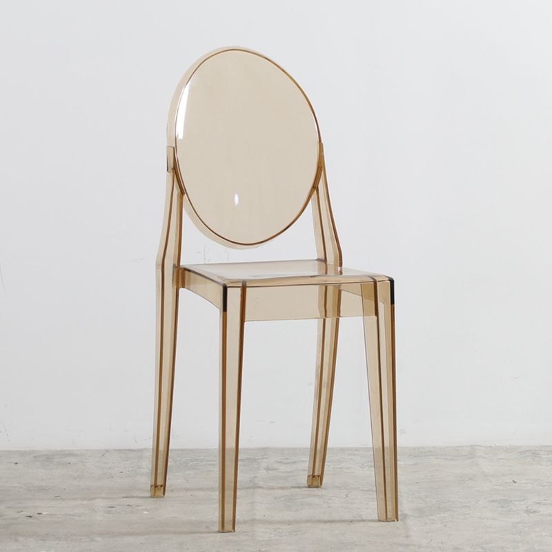 Contemporary Plastic Dining Chair Open Back Chair with 4 Legs for Home Clearhalo ' kitchen&dining_furn' 'Dining Chairs' 'Dining Tables & Seating' 'dining_chair' 'furn' 'furn_dining_chair' 'Furniture' 'furniture_dining_chair' 'Kitchen & Dining Furniture' 'kitchen' 1200x1200_93a31fec-f497-4be0-9ac4-b18f5e04b1ea