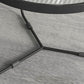 Contemporary Coffee Table Set Glass Round 2-Piece Coffee Cocktail Table Clearhalo 'Coffee & Accent Tables' 'Coffee Tables' 'coffee_tables' 'furn' 'furn_coffee_tables' 'Furniture' 'Living Room Furniture' 1200x1200_93a419cd-1ff2-4cc8-bbe6-799a4b70ecf2