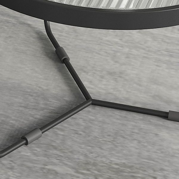 Contemporary Coffee Table Set Glass Round 2-Piece Coffee Cocktail Table Clearhalo 'Coffee & Accent Tables' 'Coffee Tables' 'coffee_tables' 'furn' 'furn_coffee_tables' 'Furniture' 'Living Room Furniture' 1200x1200_93a419cd-1ff2-4cc8-bbe6-799a4b70ecf2