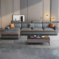 Tufted Pillow Top Arm Sectional Stain Resistant Sectional Gray Faux Leather Clearhalo 'furn' 'furn_sectionals' 'Furniture' 'Living Room Furniture' 'Sectionals' 1200x1200_93a6c5a2-9e32-4c7e-a373-9f8042323cb6