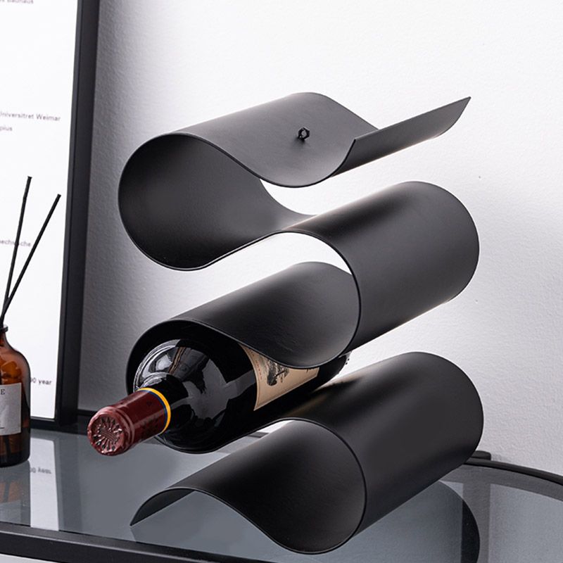 Modern Simple Tabletop Wine Rack Iron Wine Bottle Rack voor woonkamer