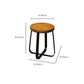 Solid Wood Bar Stool Contemporary Armless Dining Stool with Metal Base Clearhalo 'Bar Furniture' 'Bar Stools' 'bar_stools' 'furn' 'furn_bar_stools' 'Furniture' 'Kitchen & Dining Furniture' 1200x1200_93aa6e39-b8cb-4c29-bc9d-1aac9cc9cc67