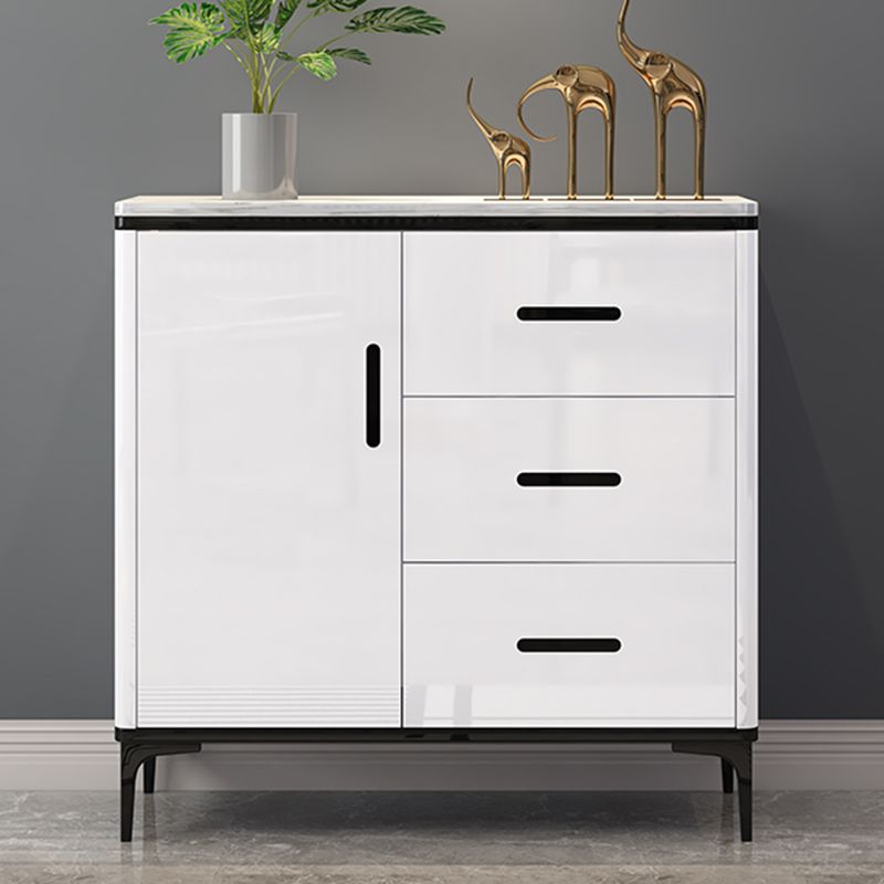 Contemporaneo a buffet a buffet a buffet in legno con mobile e cassetti