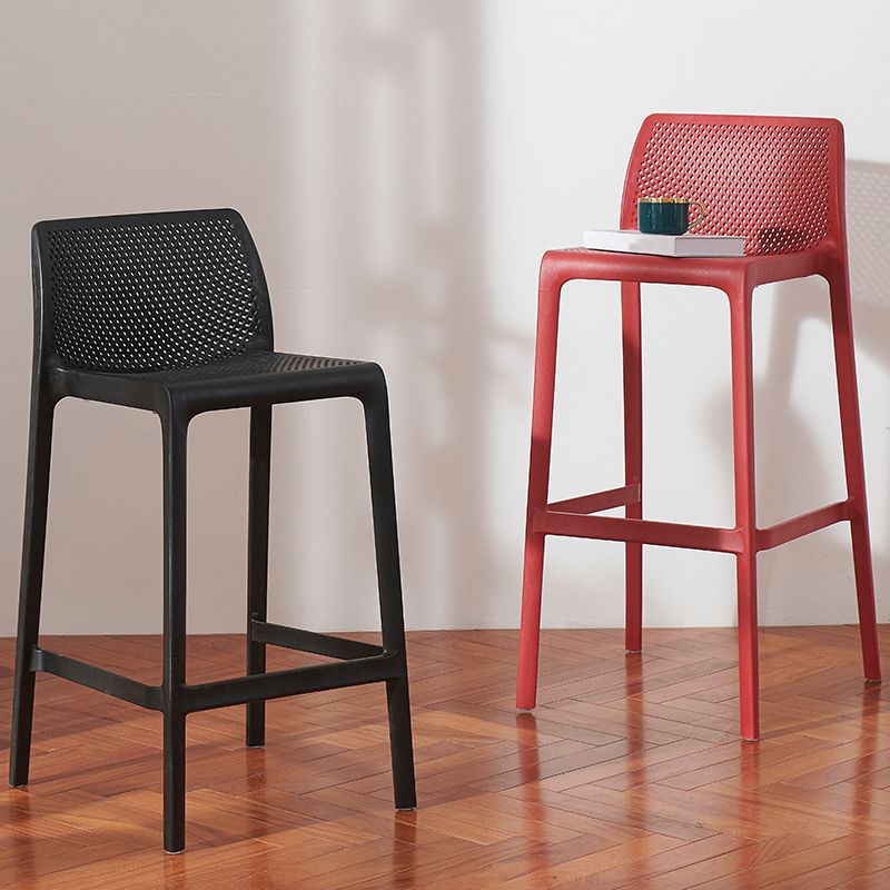 Sgabelli da bar in plastica in plastica in stile moderno sgabelli da bar per sala da pranzo