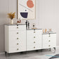 Stone Glam Aufbewahrungstruhe Schlafzimmer 16" breite Kommode mit Schubladen