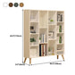 Engineered Wood Shelf Bookcase Closed Back Bookshelf for Study Room