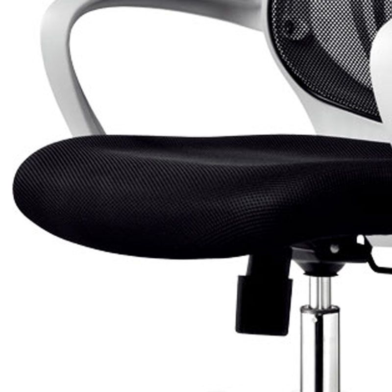 Steel Base Mesh Office Chair Mid Back Desk Chair with Wheels Clearhalo 'furn' 'furn_office_chair' 'Furniture' 'Office Chairs' 'Office Furniture' 'office_chair' 1200x1200_93af09b3-4b0b-4b5a-9d2a-dec30398c40b