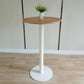 White Modern Style Round Table in Metal Milk Tea Shop Bar Table Clearhalo 'Bar Furniture' 'Bar Tables' 'bar_tables' 'furn' 'furn_bar_tables' 'Furniture' 'furniture_bar_tables' 'Kitchen & Dining Furniture' 1200x1200_93b417f6-de28-484c-b2e5-3d9a94dbfa09