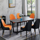 Solid Wood Modern Home Dining Chair Matte Finish Parsons Side Chair