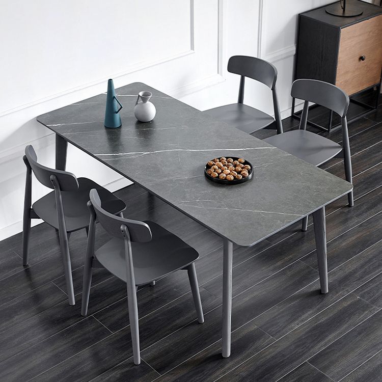 Industrial Rectangle Dining Table for Restaurant Sintered Stone Top Table with 4 Legs Clearhalo ' dining_table' 'Dining Tables & Seating' 'Dining Tables' 'furn' 'furn_dining_table' 'Furniture' 'furniture_dining_table' 'Kitchen & Dining Furniture' 'kitchen&dining_furn' 'kitchen' 'kitchen_dining_table' 1200x1200_93b5dcd6-9aac-40c9-824f-65ad084e4391