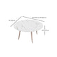 Metal and Slate Table Contemporary Style Home Retractable Round Dining Table Clearhalo 'Dining Tables & Seating' 'Dining Tables' 'dining_table' 'furn' 'furn_dining_table' 'Furniture' 'Kitchen & Dining Furniture' 1200x1200_93b62b92-f37a-4f25-bad7-257285c3193e