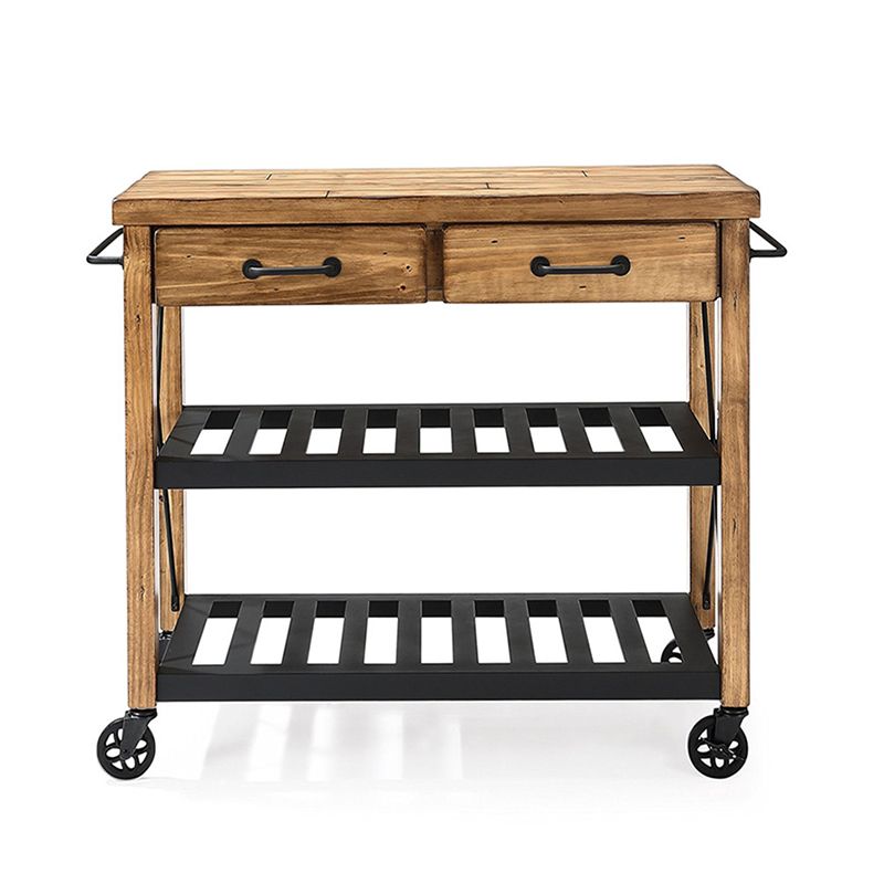 Carrello da cucina rotolante tradizionale carrello da cucina rettangolare per uso domestico