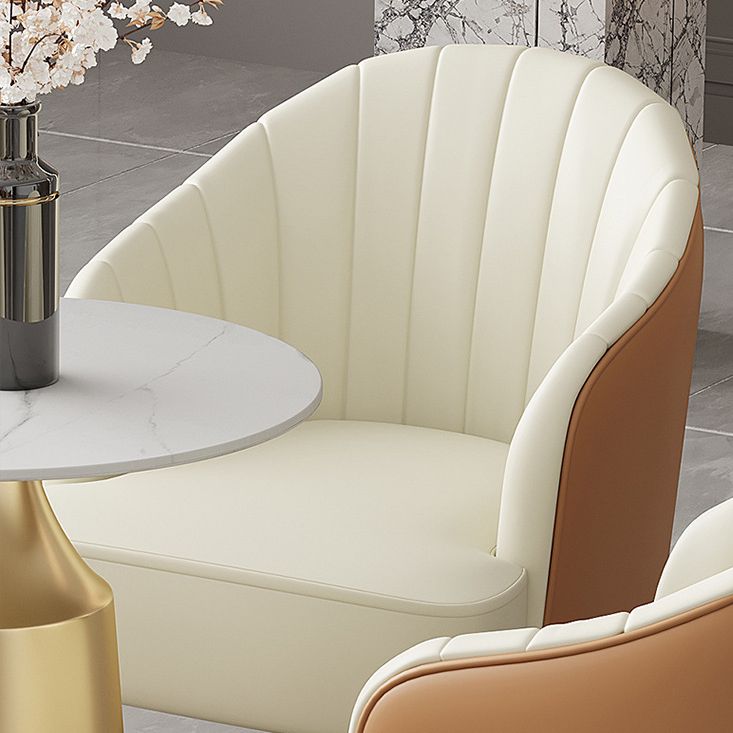 Glam 1/3/5 Pieces Dining Room Set Sintered Stone Dining Table Clearhalo 'Dining Room Sets' 'Dining Tables & Seating' 'dining_room_set' 'furn' 'furn_dining_room_set' 'Furniture' 'furniture_dining_room_set' 'Kitchen & Dining Furniture' 1200x1200_93b91a35-6a08-44e7-8722-179c4a025ccd