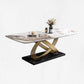 Rectangle Pedestal Dining Site Table Stone Dining Room Collection for Home Clearhalo ' dining_table' 'Dining Tables & Seating' 'Dining Tables' 'furn' 'furn_dining_table' 'Furniture' 'furniture_dining_table' 'Kitchen & Dining Furniture' 'kitchen&dining_furn' 'kitchen' 'kitchen_dining_table' 1200x1200_93bc1ef4-8c95-4c18-ae2f-186970ea9253