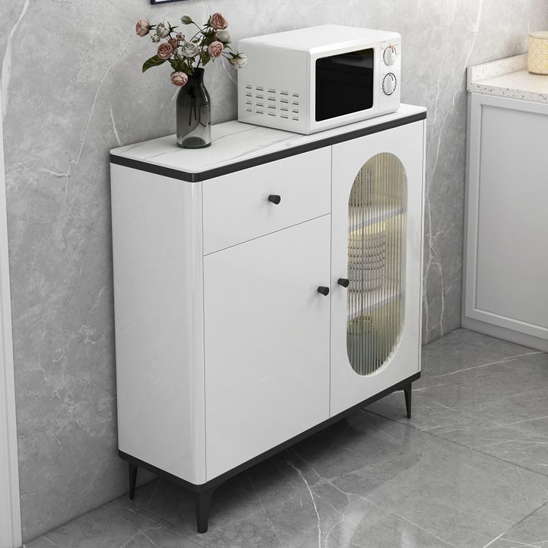 Modern Sideboard with LED Lights Wood Dining Server for Dining Room Clearhalo 'buffet_sideboard' 'Buffets & Sideboards' 'furn' 'furn_buffet_sideboard' 'Furniture' 'Kitchen & Dining Furniture' 1200x1200_93bda2ab-862e-4ded-a950-ae4f53fb10a0