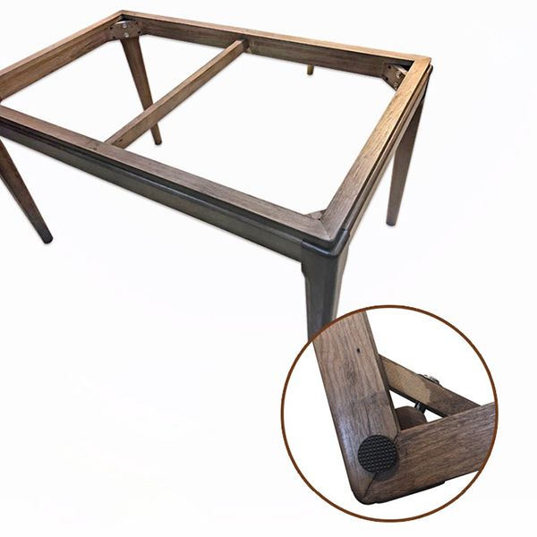 Rectangle Shape Mid-Century Dining Table Fixed Table with Marble Clearhalo ' dining_table' 'Dining Tables & Seating' 'Dining Tables' 'furn' 'furn_dining_table' 'Furniture' 'furniture_dining_table' 'Kitchen & Dining Furniture' 'kitchen&dining_furn' 'kitchen' 'kitchen_dining_table' 1200x1200_93bda602-16bd-444a-a6f4-1181a68213a2