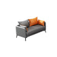 Contemporary Sofa Faux Leather Square Arm Sofa with Pillows for Apartment Clearhalo 'furn' 'furn_sofas' 'Furniture' 'Living Room Furniture' 'Sofa' 'sofas' 1200x1200_93bee65d-d8d6-46ea-8fc2-cc2587d00685
