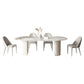 Metal Traditional Luxury Oval Dining Table Sintered Stone Table for Dining Room Clearhalo ' dining_table' 'Dining Tables & Seating' 'Dining Tables' 'furn' 'furn_dining_table' 'Furniture' 'furniture_dining_table' 'Kitchen & Dining Furniture' 'kitchen&dining_furn' 'kitchen' 'kitchen_dining_table' 1200x1200_93bfda43-b540-4b47-968c-69f054d7985e