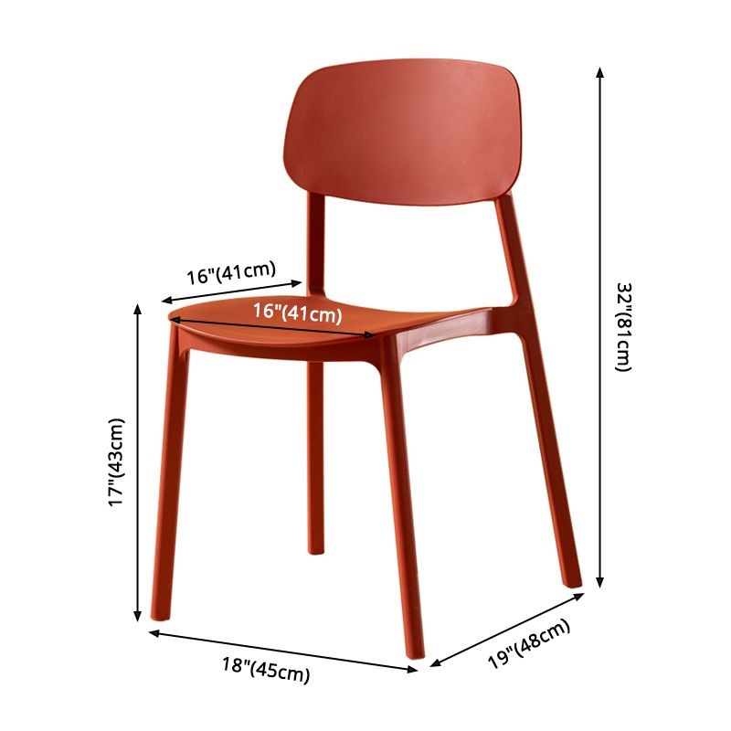 Multicolor Contemporary Style Side Chair Set Open Back Side Dining Chair Clearhalo ' kitchen&dining_furn' 'Dining Chairs' 'Dining Tables & Seating' 'dining_chair' 'furn' 'furn_dining_chair' 'Furniture' 'furniture_dining_chair' 'Kitchen & Dining Furniture' 'kitchen' 1200x1200_93c02d6c-3298-4a1f-9e31-d03b4bba94e7
