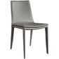 Upholstered Armless Dining Chairs Faux Leather Dining Side Chair