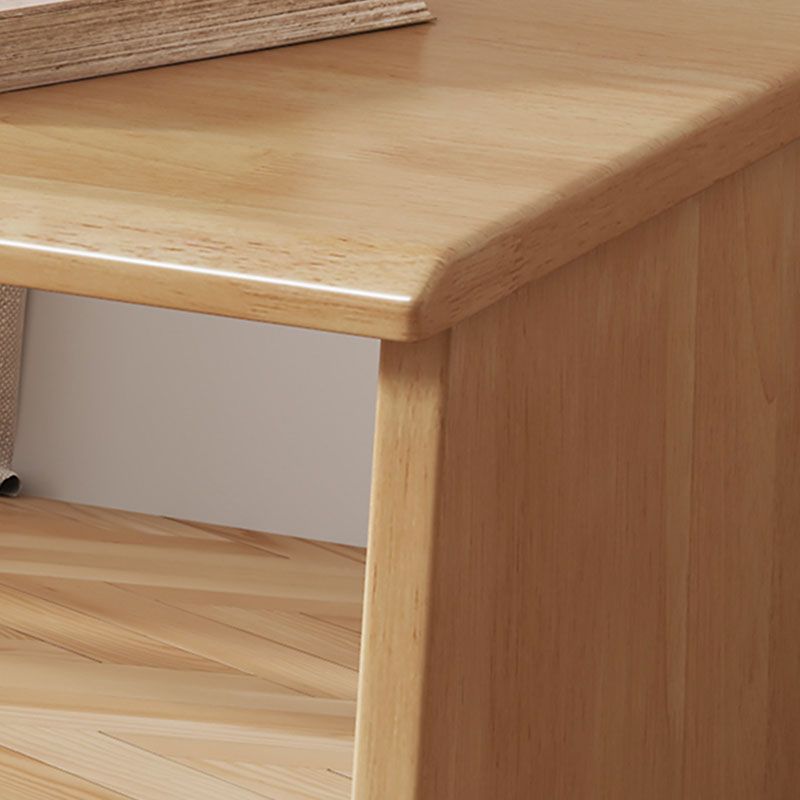 Modern Rubber Wood Bench Rectangle Home Storage Seating Bench with Legs Clearhalo 'Benches' 'Chairs & Seating' 'furn' 'furn_benches' 'Furniture' 'Living Room Furniture' 1200x1200_93c4e266-f7f8-4bd1-b213-5e13824cbf1f