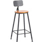 Contemporary Wood Counter Stool Living Room Bar Stool with Metal Legs Clearhalo 'Bar Furniture' 'Bar Stools' 'bar_stools' 'furn' 'furn_bar_stools' 'Furniture' 'Kitchen & Dining Furniture' 1200x1200_93c4f65a-06e9-4f10-b92f-3e4a41abb3a5