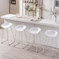 Modern Backrest Counter Stool Iron Cashier Bar Stool with Plastic Seat Clearhalo 'Bar Furniture' 'Bar Stools' 'bar_stools' 'furn' 'furn_bar_stools' 'Furniture' 'Kitchen & Dining Furniture' 1200x1200_93c567f8-6b43-484b-b88b-a83cb45884c5