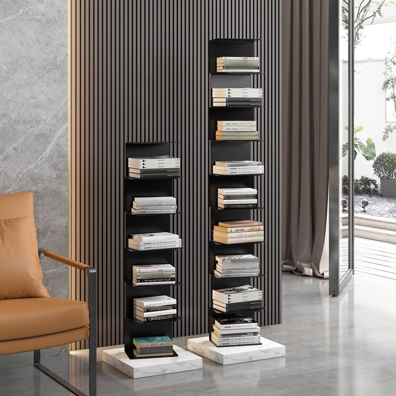 Modern Style Vertical Bookshelf Stainless Steel Shelf Bookcase for Home Clearhalo 'Bookcases' 'furn' 'furn_bookcases' 'Furniture' 'furniture_bookcases' 'Office Furniture' 1200x1200_93c7d3d5-f759-458e-bfa4-eb2d0473872c