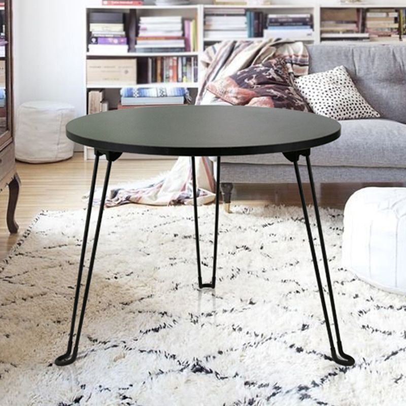 8.6"/12.9"/16.5" Tall Modern 3 Leg Ironcraft Wood Round Top Coffee Table Clearhalo 'Coffee & Accent Tables' 'Coffee Tables' 'coffee_tables' 'furn' 'furn_coffee_tables' 'Furniture' 'furniture_coffee_tables' 'Living Room Furniture' 1200x1200_93c9b000-5d61-4db8-bfe1-a491cd9808c1