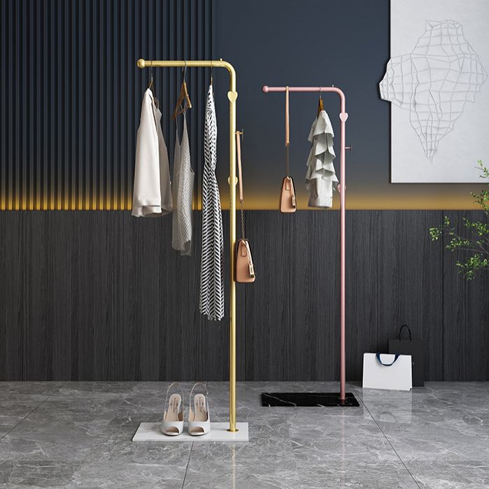 Zeitgenössischer Beatmetal -Rack Metall umgerahmt mit 3 Haken Eingangshalle Baumbaum