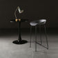 Tabouret de bar en plastique sans accoudoirs, hauteur de comptoir, tabouret moderne d'intérieur pour salon