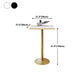 Glam Style Marble Top Counter Table Gold Base Bar Table for Living Room 42-inch Height Clearhalo 'Bar Furniture' 'Bar Tables' 'bar_tables' 'furn' 'furn_bar_tables' 'Furniture' 'furniture_bar_tables' 'Kitchen & Dining Furniture' 'kitchen&dining_furn' 'kitchen' 1200x1200_93cb4843-62e4-4e0a-92fd-e8747f2d2a03