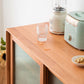 Hedendaagse sideboardtafel met laden Pine massief houten eetbuffet